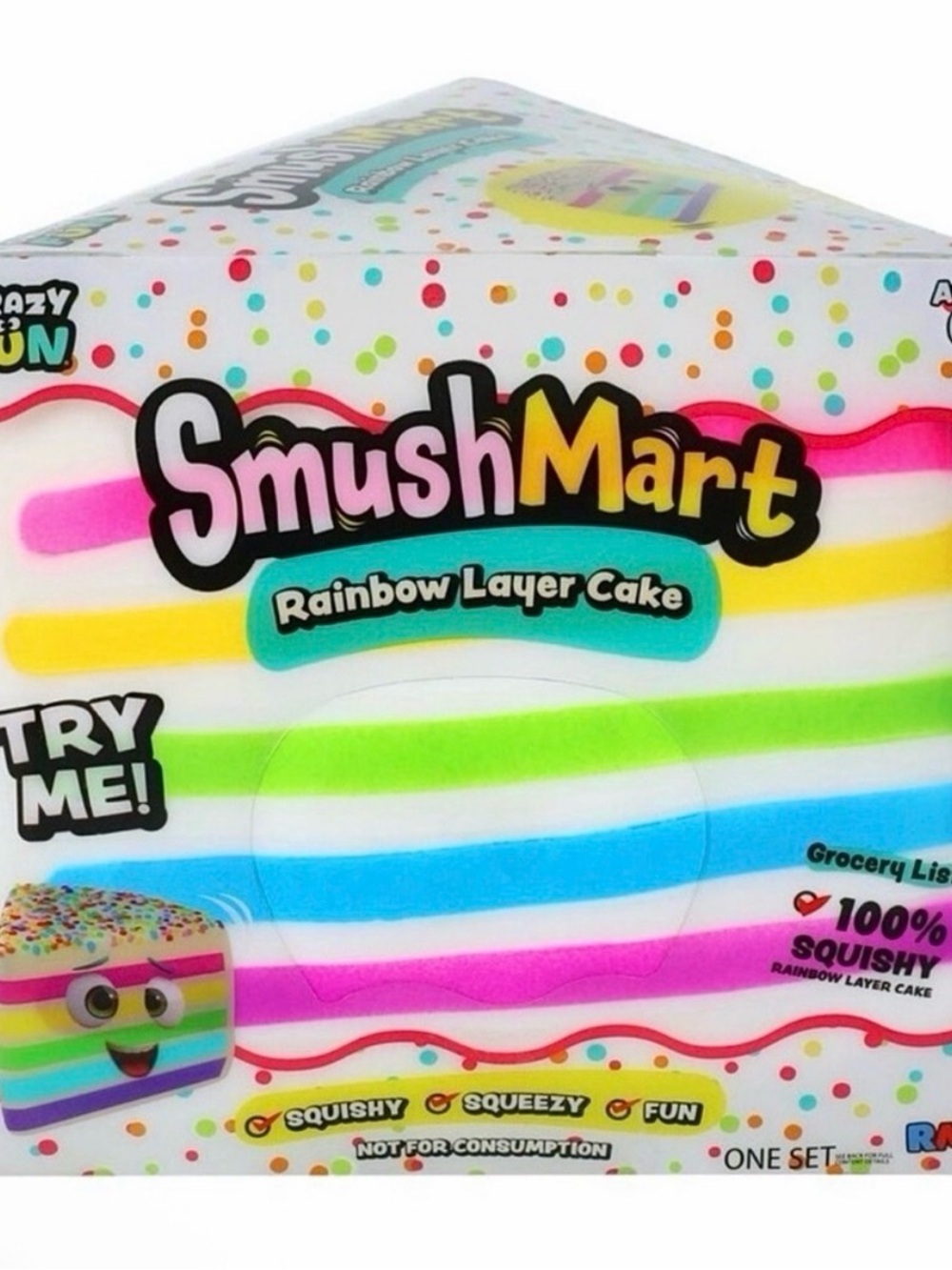 Rainbow Layer Cake Squishy - Multicolor